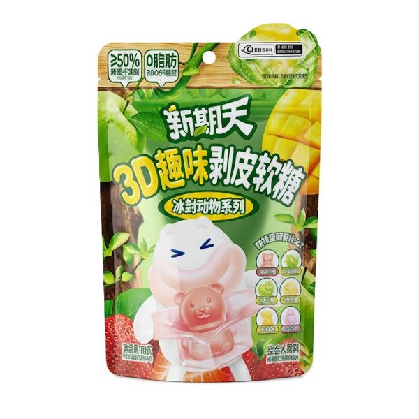 BALA PEELABLE MASTIGAVEL PESSEGO 75G