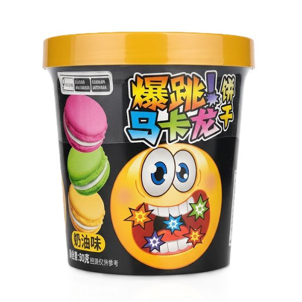 GANGFU POPPING CANDY MACARONS CREAMY 80G
