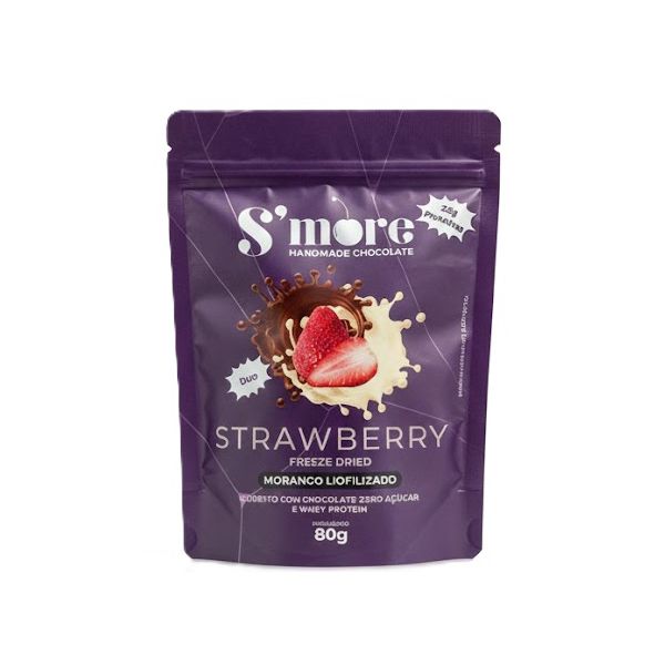 SMORE STRAWBERRY SEM ACUCAR 80G