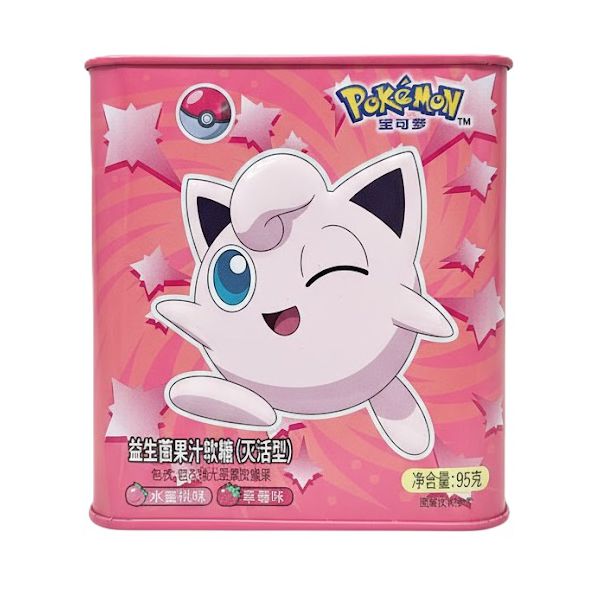 BALA LATA POKEMON SUCO DE FRUTA PROBIOTICO 95G