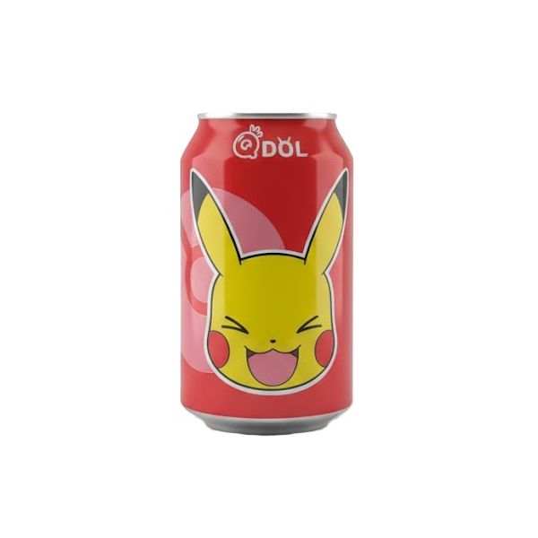 Refrigerante Qdol Pokemon Sabor Morango 330ml 