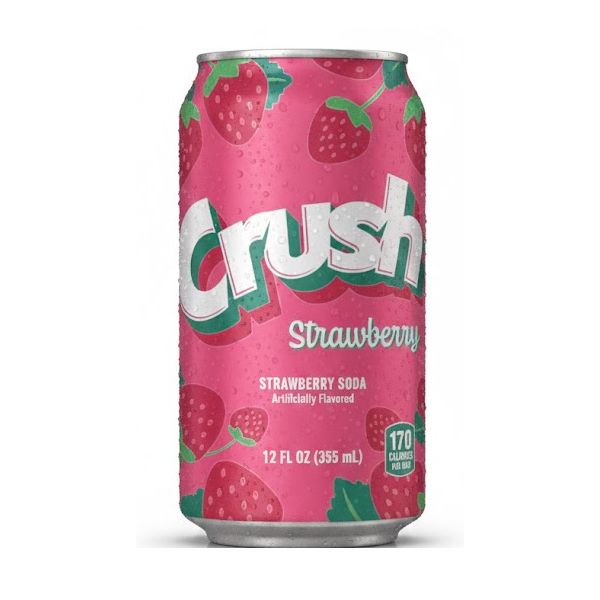 REFRIGERANTE CRUSH STRAWBERRY 355ML