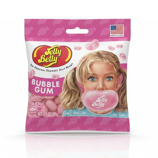 Bala De Goma Jelly Belly Sabor Chiclete 100g