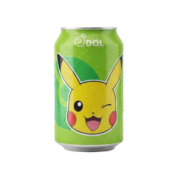 Refrigerante Qdol Pokemon Sabor Limão 330ml 