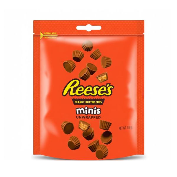 REESES PEANUT BUTTER CUPS MINIS 120G