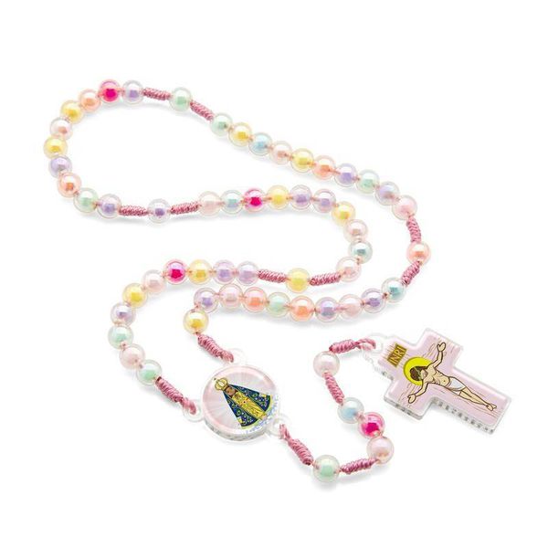 Terço Infantil Rosa 8mm