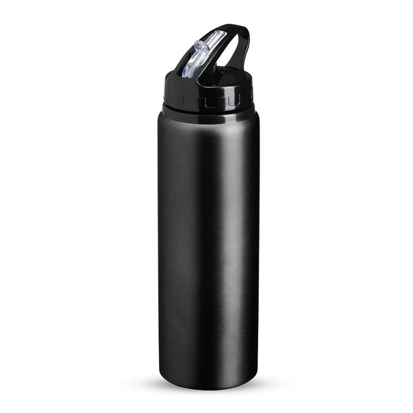Squeeze Alumínio 800ml- Preto