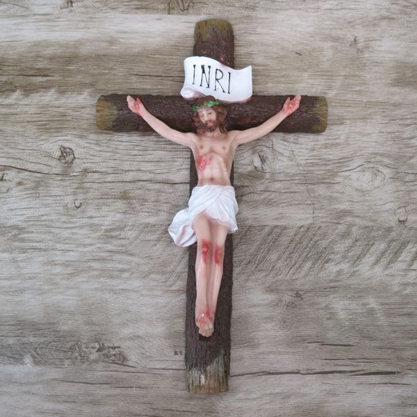 Imagem -Crucifixo Resina - 30 cm