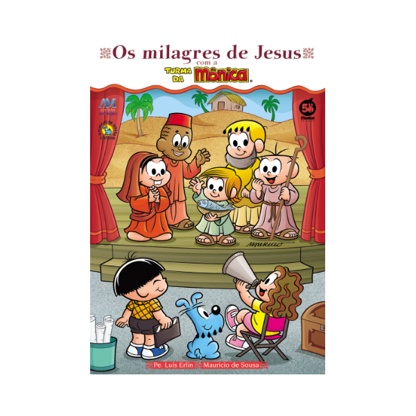 Livro Os milagres de Jesus - Com a Turma da Mônica