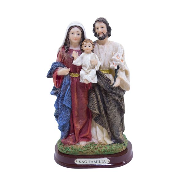 Imagem : Sagrada Família em Resina - 17cm