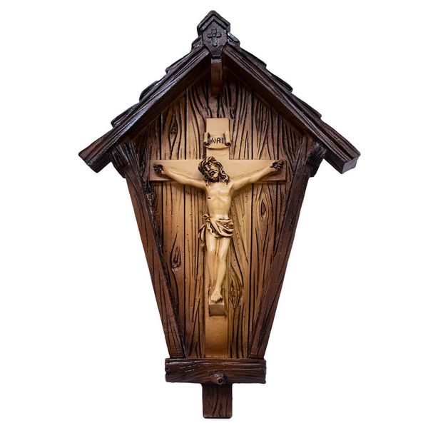 Crucifixo Casa 20cm - Resina