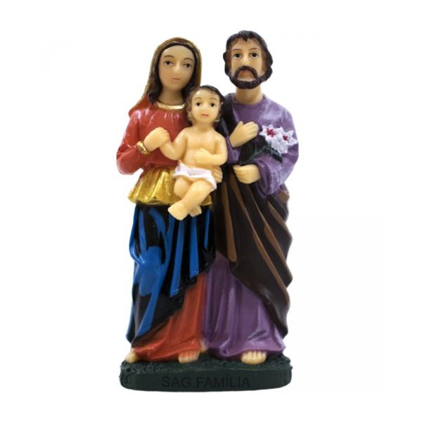 Imagem Plástico - Sagrada Família 8 cm 