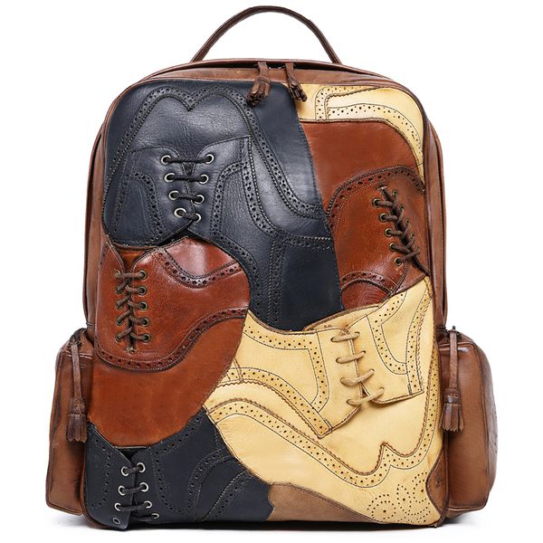 Mochila Patchwork Leather