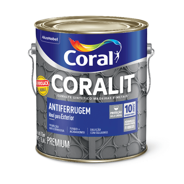 CORAL CORALIT ANTIFERRUGEM BRANCO 3,6L