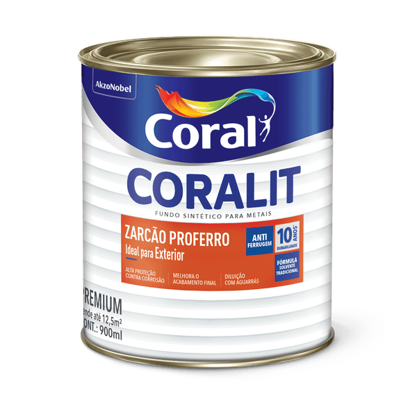 CORAL CORALIT FUNDO ZARCÃO PROFERRO 0,900ML