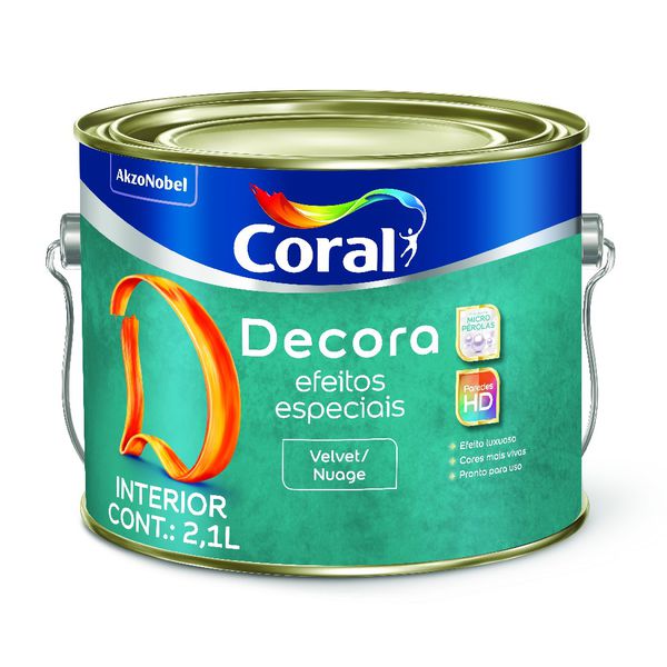 CORAL DECORA EFEITOS ESPECIAIS VALVET BASE 2,1KG