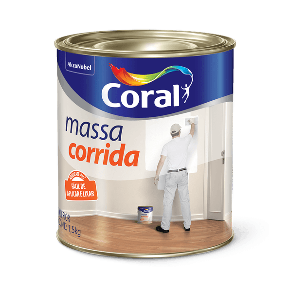 CORAL MASSA CORRIDA BRANCO 1,5KG