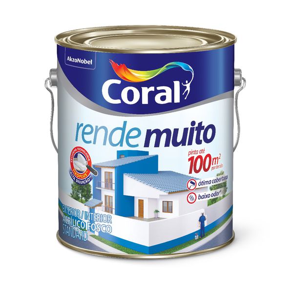 CORAL RENDE MUITO AZUL PROFUNDO 3,6L