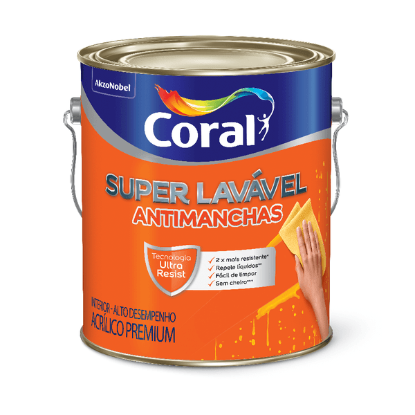 CORAL SUPER LAVAVEL BRANCO 3,6L