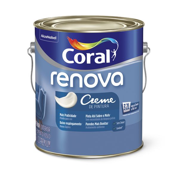 CORAL RENOVA BRANCO FOSCO 3,2L