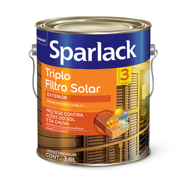 SPARLACK TRIPLO FILTRO SOLAR BRILHANTE NATURAL 3,6L