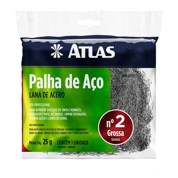 ATLAS PALHA DE AÇO N2 REF. AT90/70