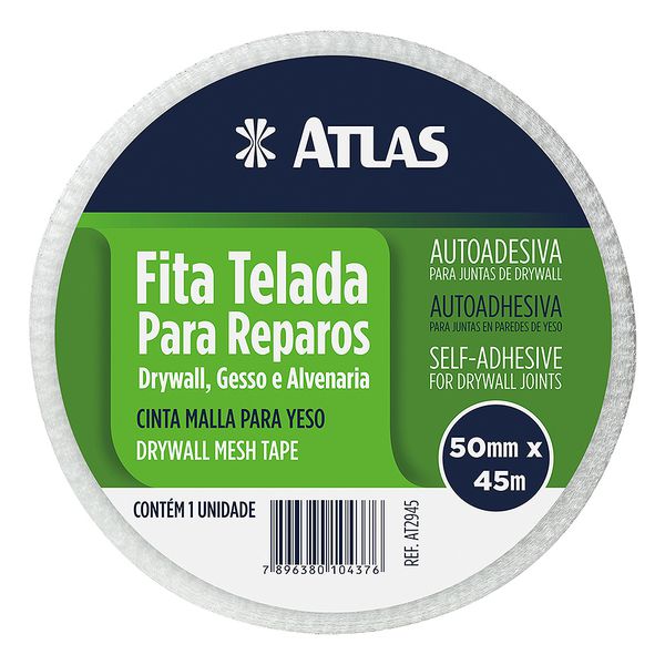 ATLAS FITA TELADA REPARO 50MMX45M REF. AT2945
