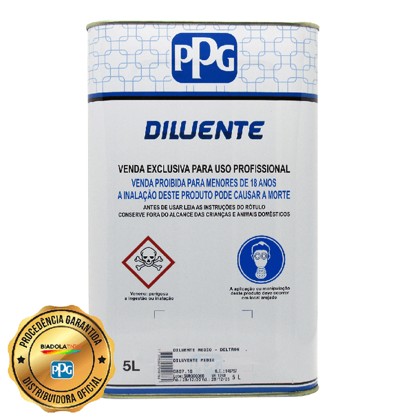 PPG D807 THINNER MEDIO 5L