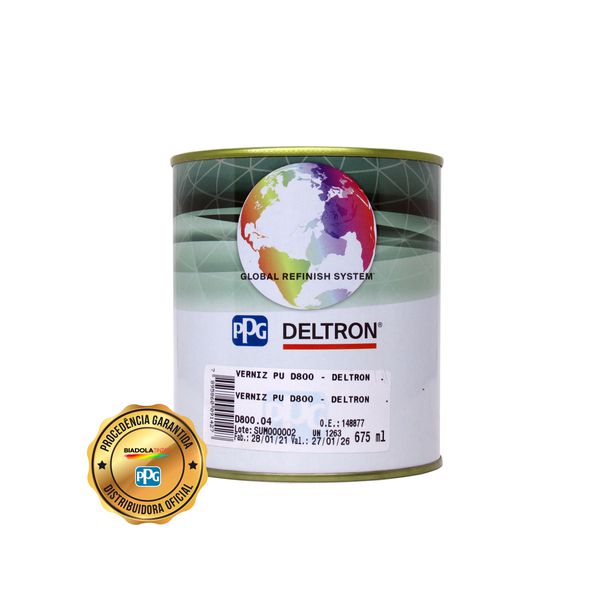 PPG D800 VERNIZ PU DELTRON CONCEPT 2020 675ML