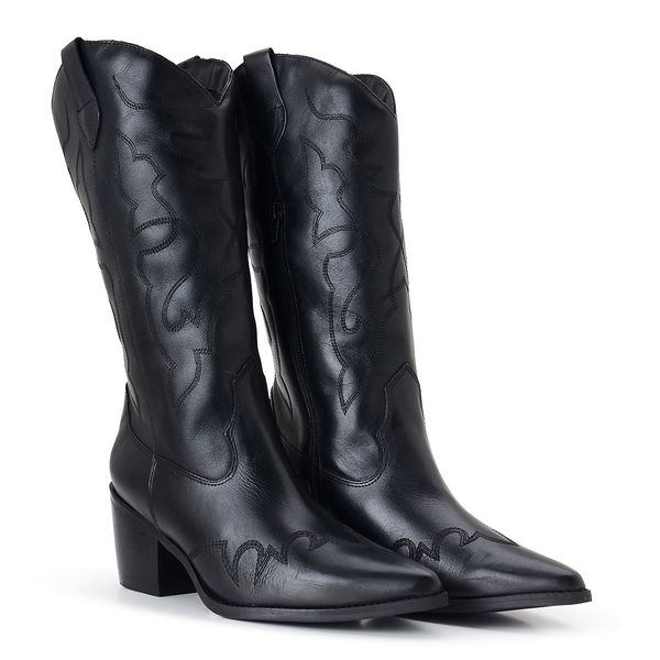 BOTA COURO BIA CANO LONGO