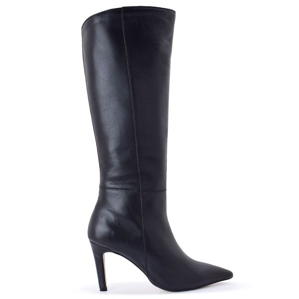BOTA COURO JADE PRETA