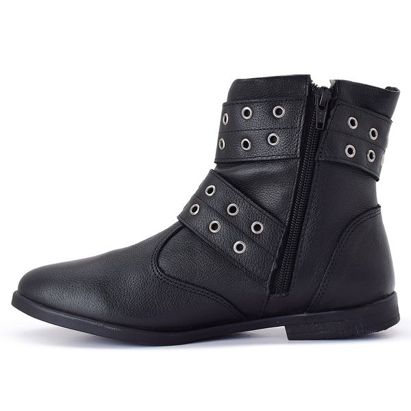 BOTA COURO JÉSSICA PRETO