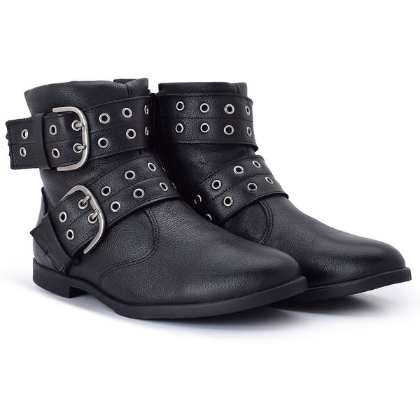 BOTA COURO JÉSSICA PRETO