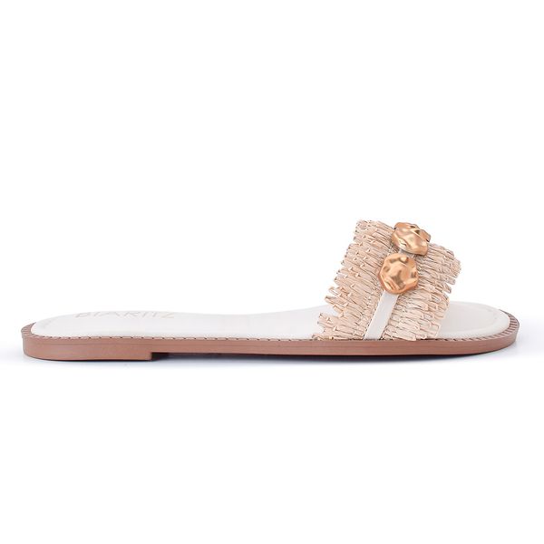 RASTEIRA HILLARY OFF WHITE PALHA 
