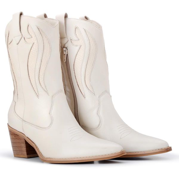 BOTA COURO BIA CANO CURTO