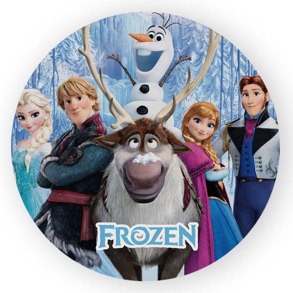 Painel Redondo Decorativo Frozen