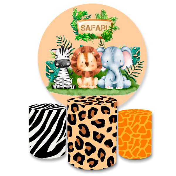 Kit Capa Painel + Trio Cilindros Safari Baby