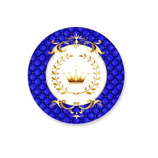 Capa Painel Redondo Realeza Azul