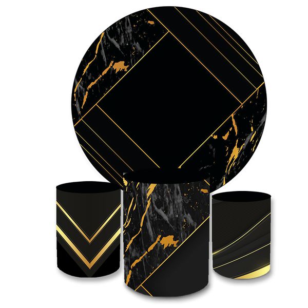 Kit Capa Painel + Trio Cilindros Preto Mosaico