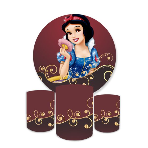 Kit Capa Painel + Trio Branca De Neve 08