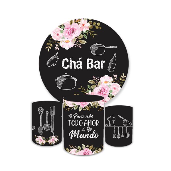 Kit Capa Painel + Trio Cilindros Chá Bar