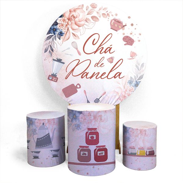 Kit Capa Painel + Trio Cilindros Chá De Casa Nova 04