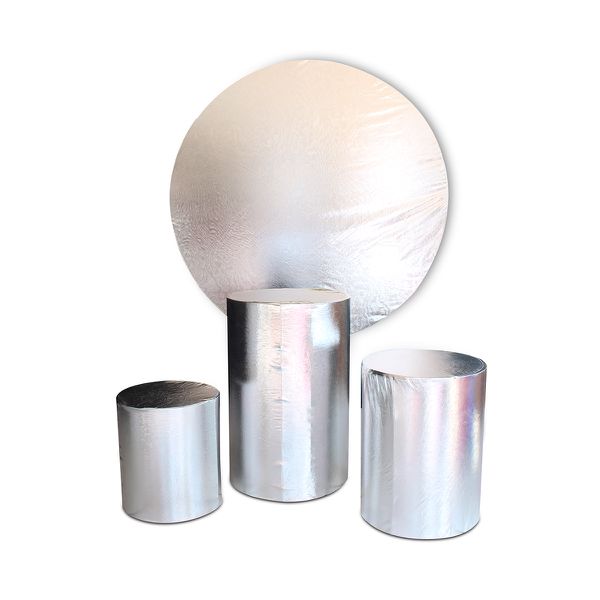Kit Capa Painel + Trio Cilindros Metalizado Prata