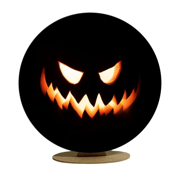 Capa Mini Painel Redondo 50x50cm Decorativo Tema Halloween Dia das Bruxas Decoração