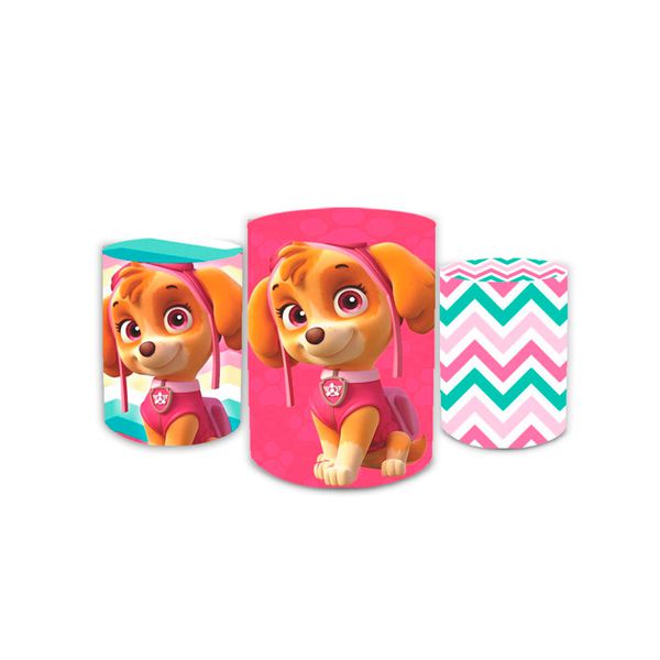 Kit Trio De Cilindros Sky Patrulha Canina