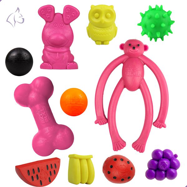 Kit Brinquedos Porte Pequeno - Big Bull Pet