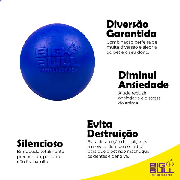 Bolinha Lisa 100mm - Big Bull Pet | BIG BULL PET