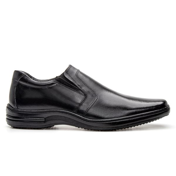 Sapato Masculino Conforto Anatômico Calce Fácil Preto
