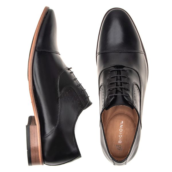 Sapato Social Braga Masculino Oxford Premium Preto | Bigioni