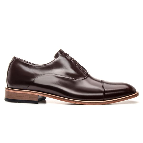 Sapato Social Premium Italiano Masculino Linha Toscana Mouro